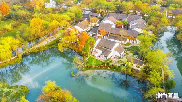 西溪湿地|乘船入户十里芳菲，西溪湿地一房一景秋色如画