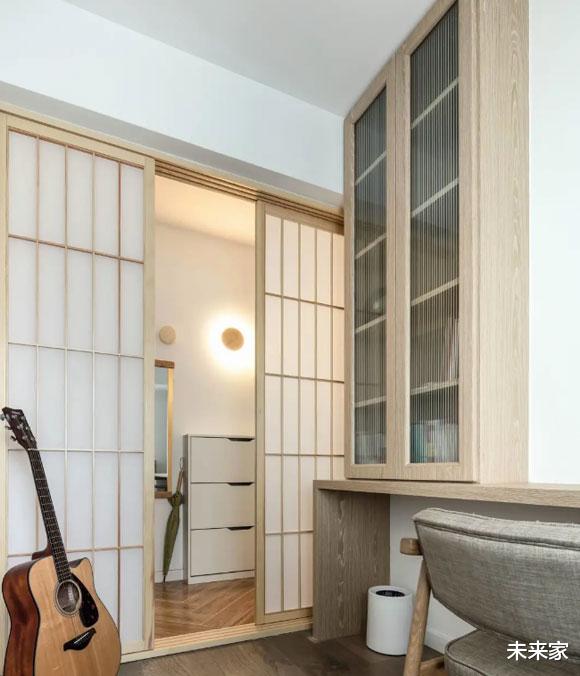 毛坯房|86㎡简约风格三房装修，入户花园改书房，全屋美极了！