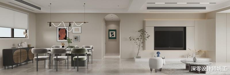 |墙走石膏线顶嵌轨道灯,这婚房设计的漂亮极了,我看了一遍又一遍