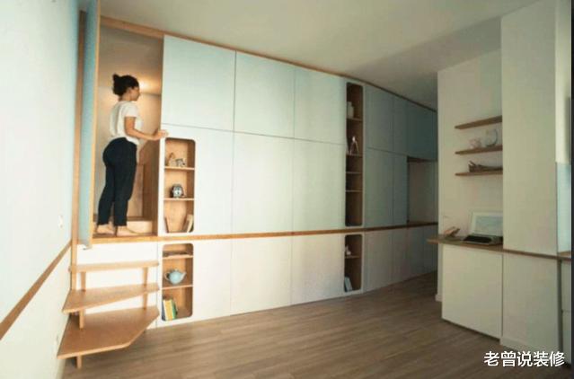 【】小户型空间不够用？照她家这么装，33㎡装成两间房，还有宽敞客厅