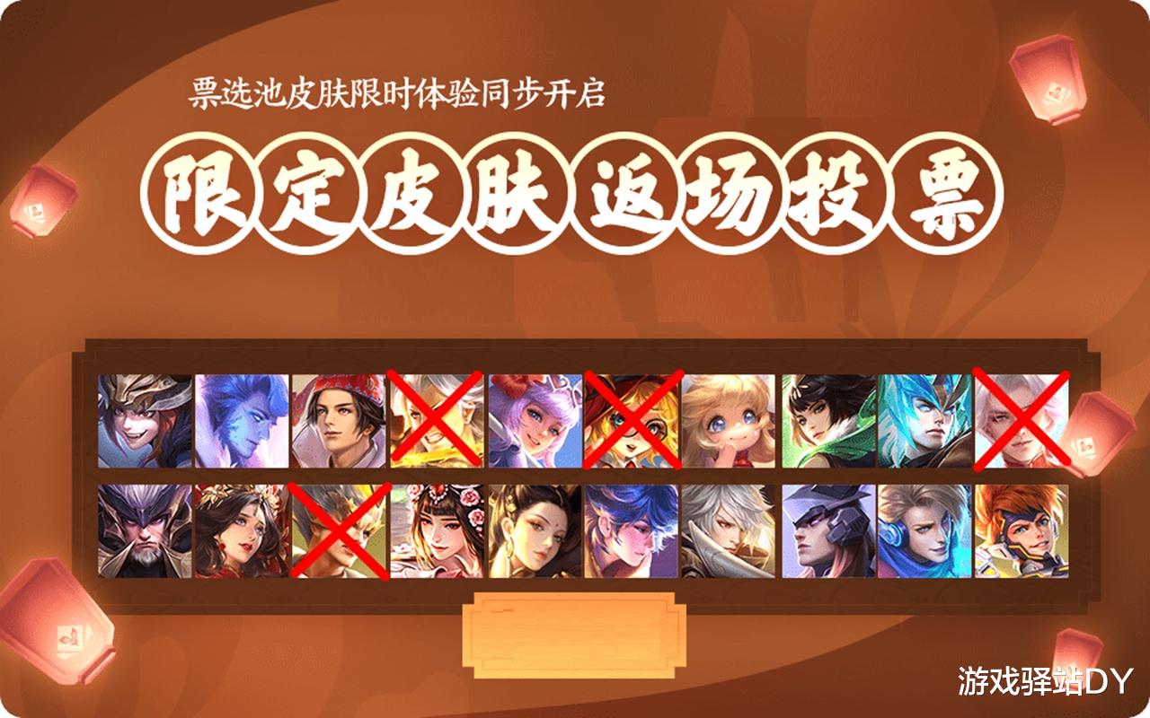 #庄周#王者荣耀:玩家开启返场模拟投票,果然星空鱼最吃香,电耗子上榜