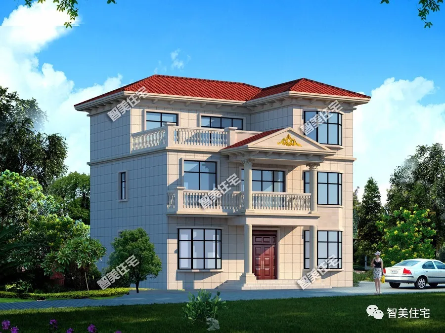 建一栋面宽11米左右的别墅，造价30万，做梦都能笑醒