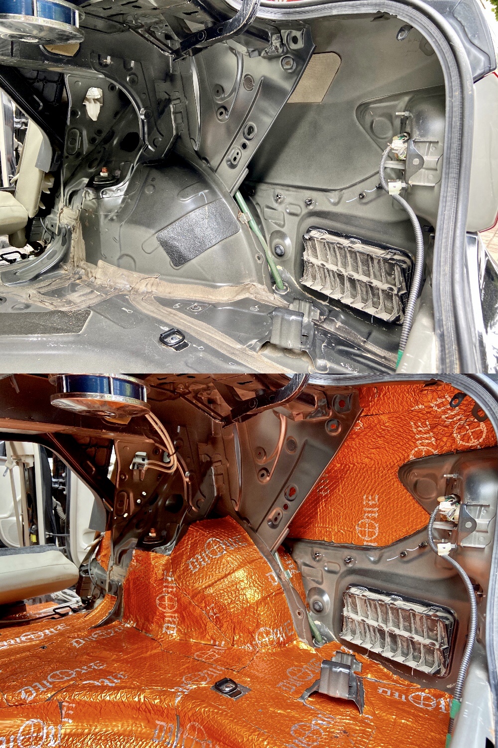 丰田卡罗拉|解决丰田卡罗拉风噪路噪,全车隔音搭配DVD机方案