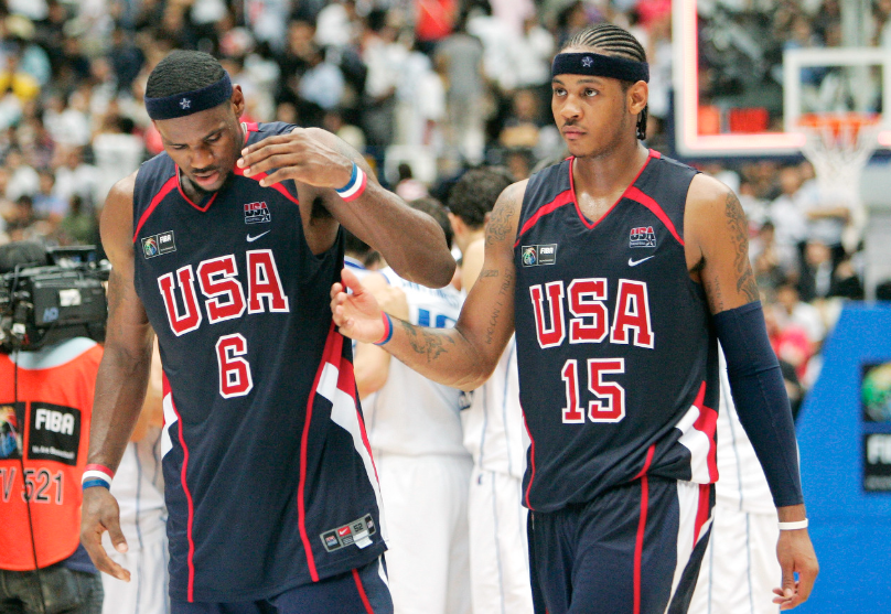 『卡梅隆·安东尼』04梦之队输球原因曝光！安东尼：看到轮转安排，我和勒布朗当时就傻了