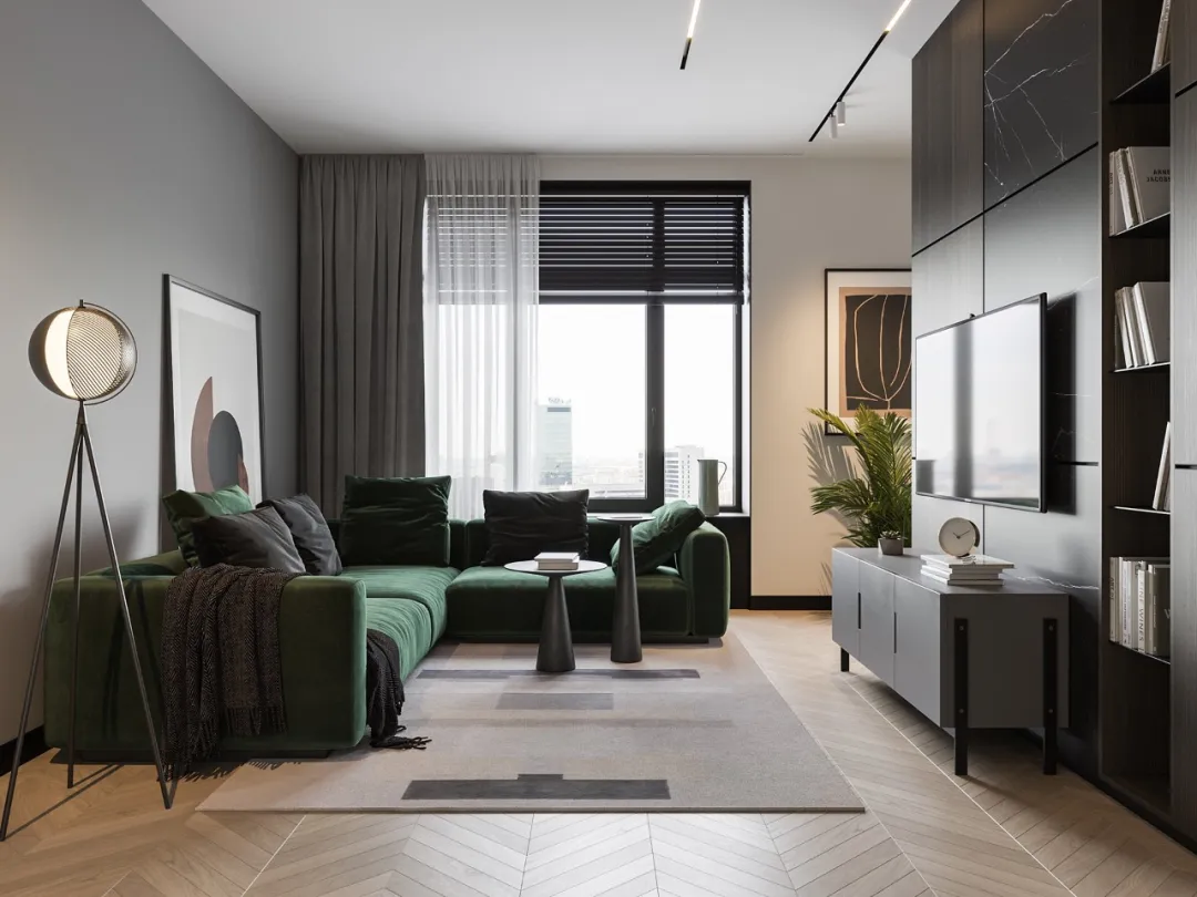 「」113㎡实用大两居，轻奢简致！