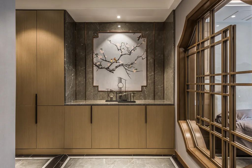 『』现代优雅的别墅，装成新中式风格，静谧舒适、雅致禅意的生活