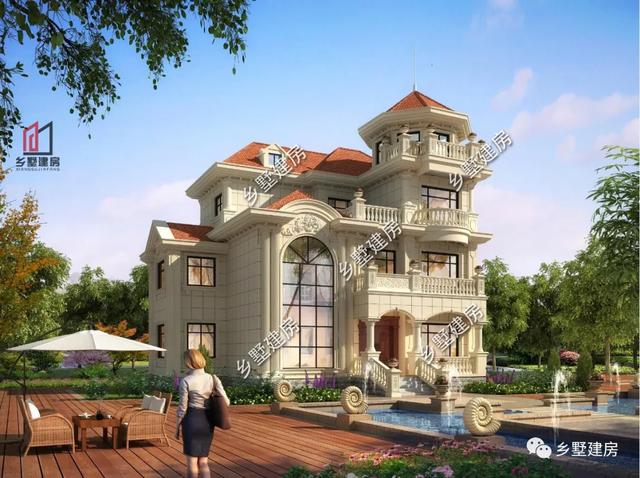 『』129m?2巴洛克三层欧式别墅,华丽有格调,有童心的建起来!