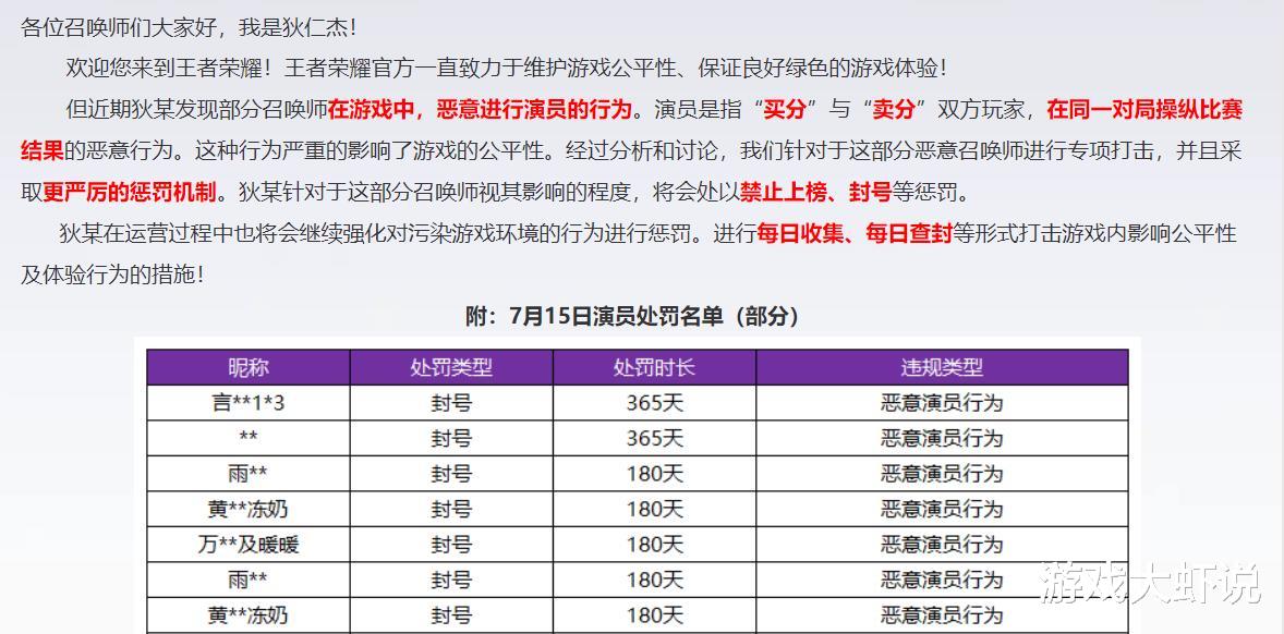 |卡钻石可能并不是你菜，狄某给出警告，大批王者号将被封禁