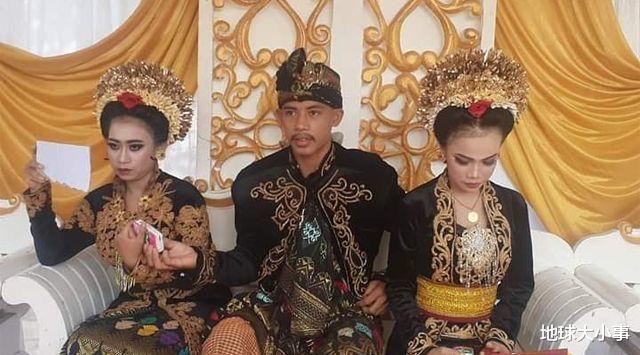 印尼18歲男子2周娶2妻，婚禮照曝光，大老婆表情意外成焦點-圖3