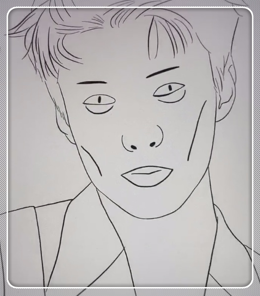 美术生画吴世勋，看到草稿以为是黑粉，看到成品跪服了