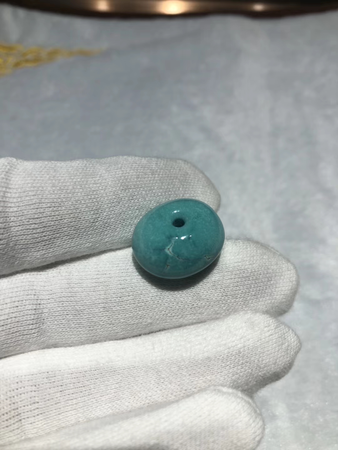 绿松石@绿松石购买原石有多坑？12克的原石被活生生加工掉一半