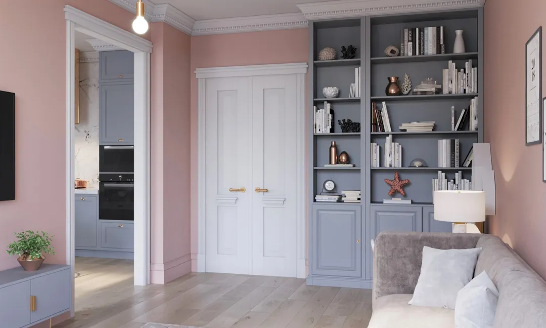 『』95㎡北欧风格马卡龙色装修，满足一切少女心！