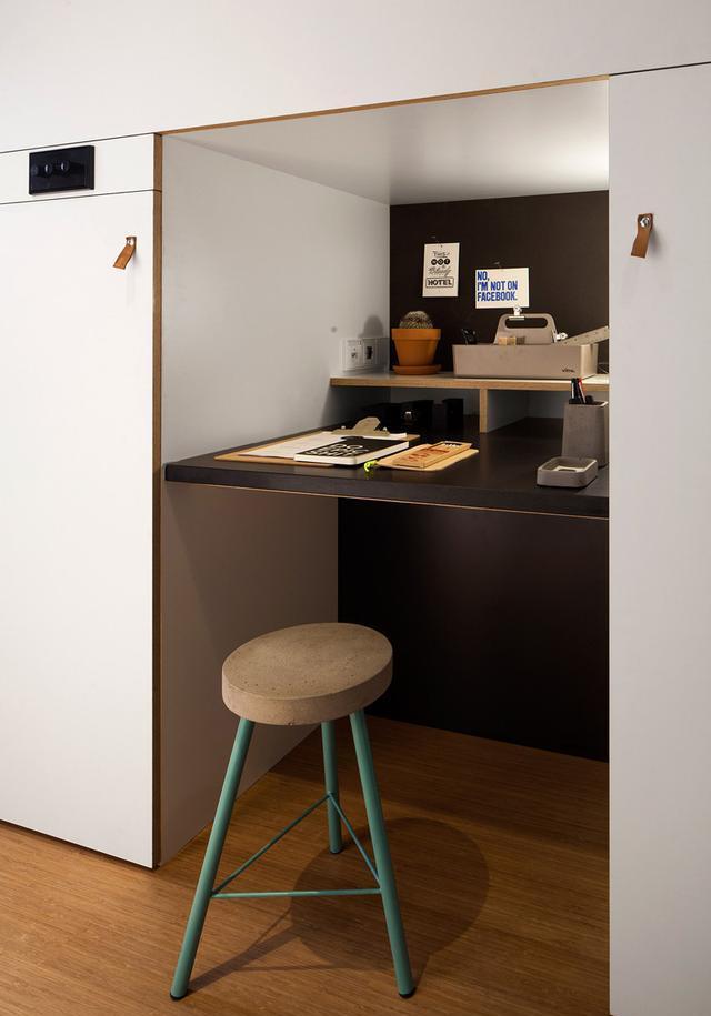 []35㎡小户型装修，楼梯、电视墙一并嵌入式设计，住出了大房的效果