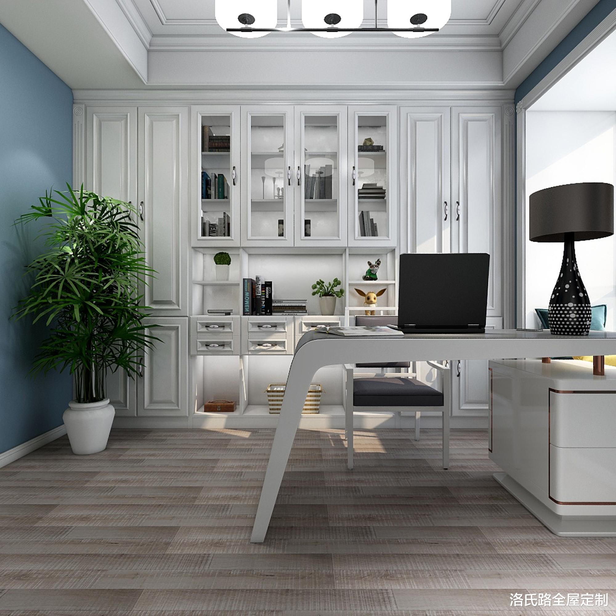 [木工]105㎡美式三居室，如此清爽舒适，没想到家具还可以这样搭