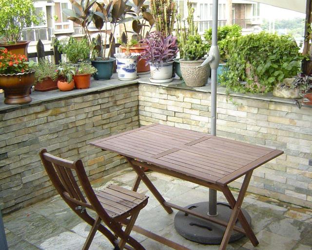 「」如果我家也有这样的露台,我还能再宅个10多天!