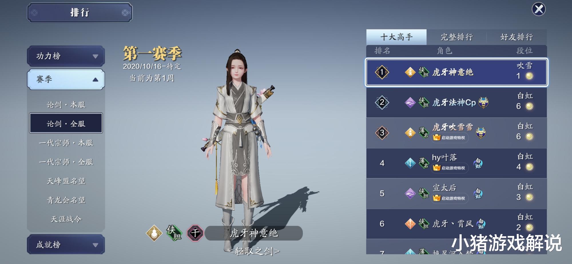 天涯明月刀|土豪玩家的魅力!天刀新上线,前10氪金玩家花了这个数!