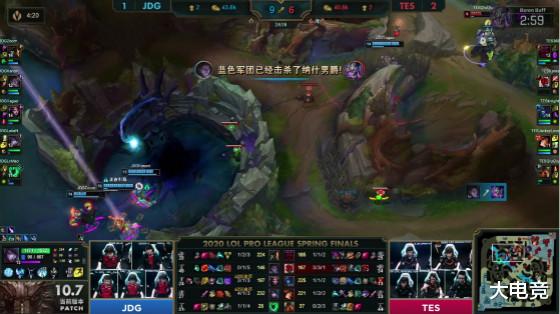 潘粤明■LOL-LPL：Lvmao巴德大招定乾坤，JDG 3-2 TES夺得LPL春季赛冠军
