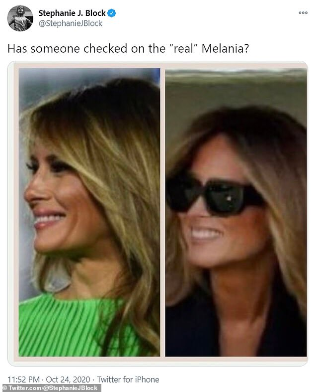 川普妻子面容變樣，網友挖驚天陰謀：白宮有兩個總統夫人？！-圖9