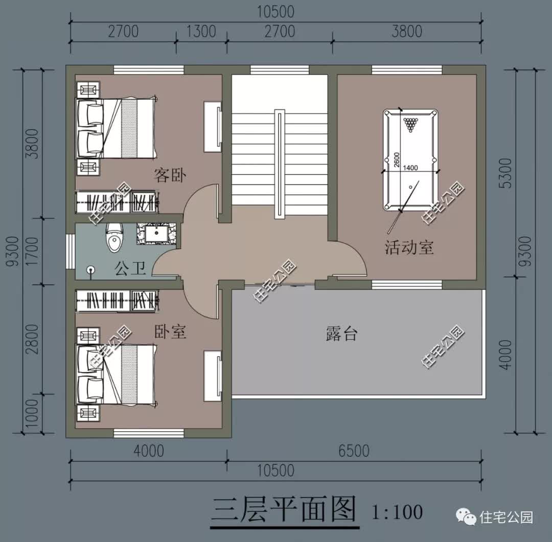 |精选图库丨整理30套农村新中式户型图下
