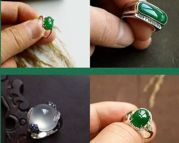 翡翠|100种翡翠戒指款式！美轮美奂，建议收藏