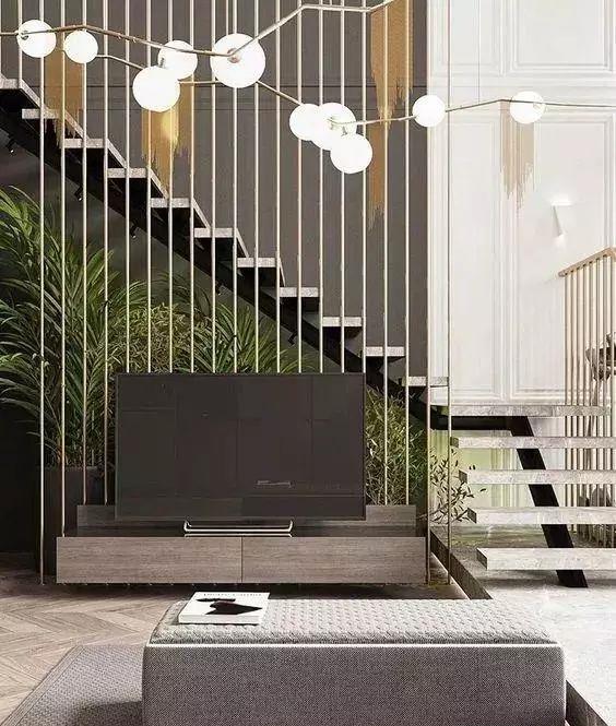 ▲国外正流行的“悬浮式”楼梯，惊艳到我了