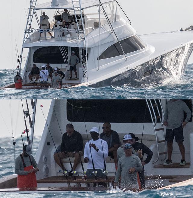 「迈克尔·乔丹」乔丹心情好！回家参加钓鱼比赛，钓到398斤大鱼，眉开眼笑