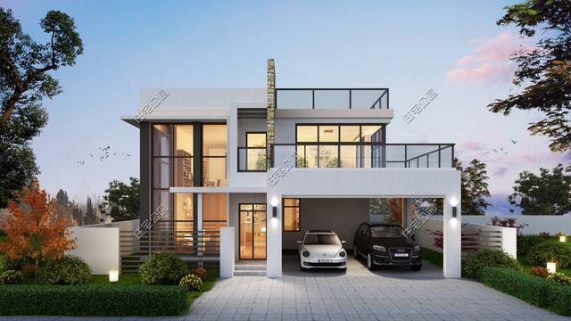 |车子买不起,车库必须有,8套带车库农村自建房图纸分享