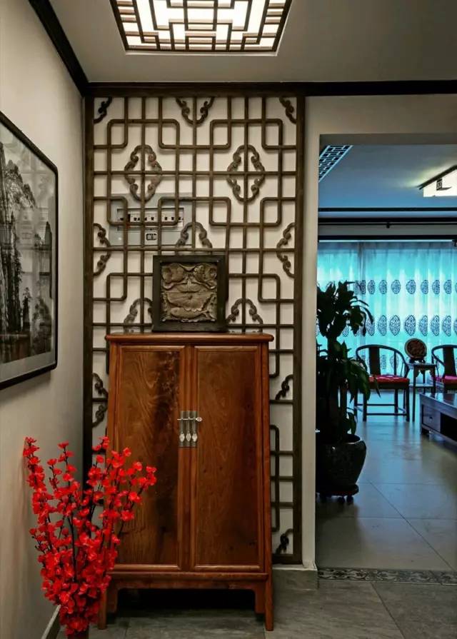 中式屏风，隔不断的美，透不空的醉