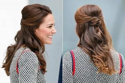 『发型』凯特威廉真有夫妻相！一个憔悴造型显老10岁，一个惨变“地中海”