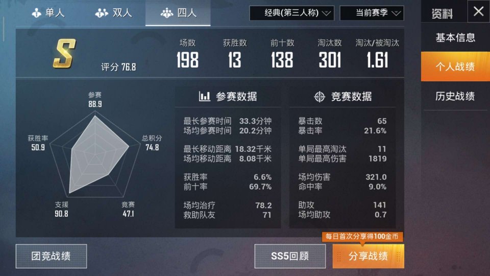 【和平精英】为了上无敌战神，我居然删掉这些KD比低的好友