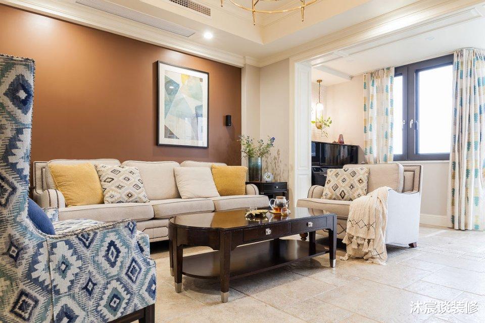 |三代同堂住160㎡美式大宅，室内温馨自然，享受田园般美好生活