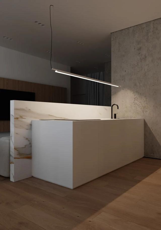 |看了他“空空如也”的家，我忍不住羡慕，这种装修，太高级了