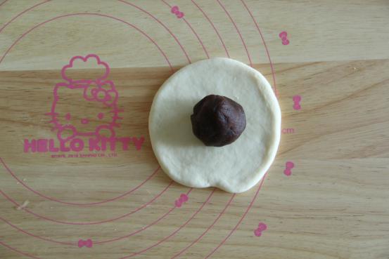 「」颜值很清爽的日式豆沙饼，方法换一换，成品卖相特好