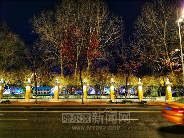 哈尔滨新闻网 兆麟公园冰灯游园会开始试灯，即将免费开放