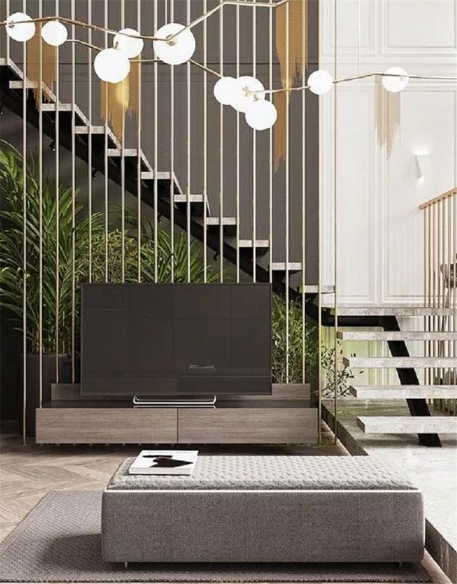 |等我买了复式楼梯也要这样装！砌一半悬空一半，每一步都充满刺激