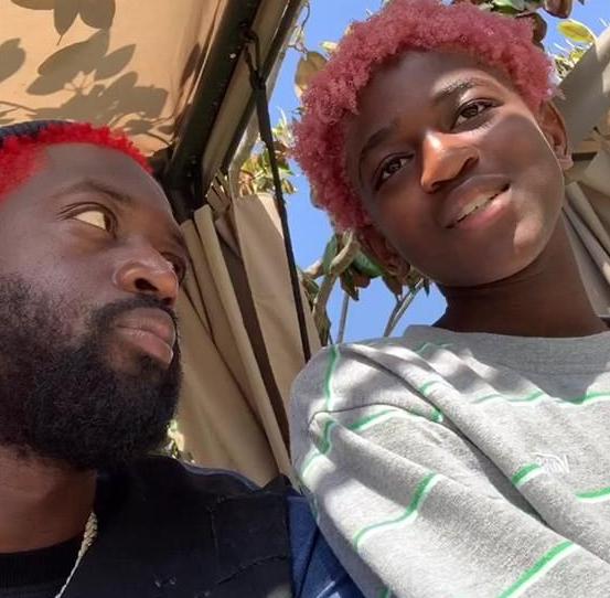 「德维恩·韦德」韦德携变性儿子露面，扎雅一头粉发抢眼，网友：比EJ酱美多了