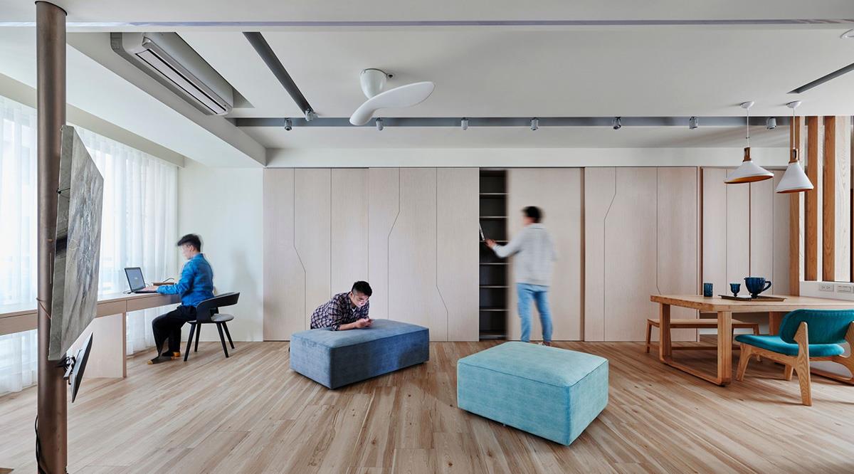 蓝调|充满欢声笑语的亲子之家！110㎡，时尚灰蓝调北欧风，超惊艳！