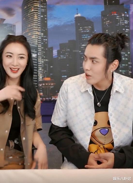 吴亦凡：吴亦凡现身薇娅直播间变吃播，这碗真够大，论身高谁与他比谁尴尬