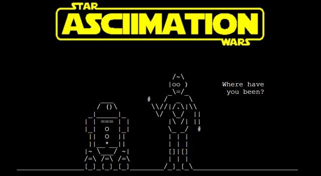 |看完赶紧试一试，cmd命令怎么能播放字符版「星战」？