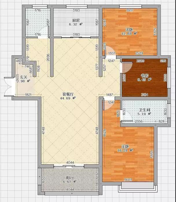 「」晒晒刚入住的新房，阳台是“大亮点”，餐边柜收纳真漂亮