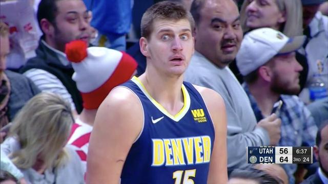 约基奇|撞框扣篮！约基奇看懵圈，00后状元都这样打球？