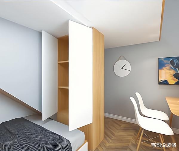 |13㎡单间改造学区房，巧妙的利用空间，满足一家3口居住