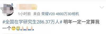 [考研]研究生的录取破100万！240万人在陪跑？研究生真贬值了吗？