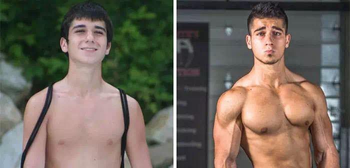 「健身」男人从麻杆到肌肉型男，女人从骨感到微胖多肉，看完快去健身