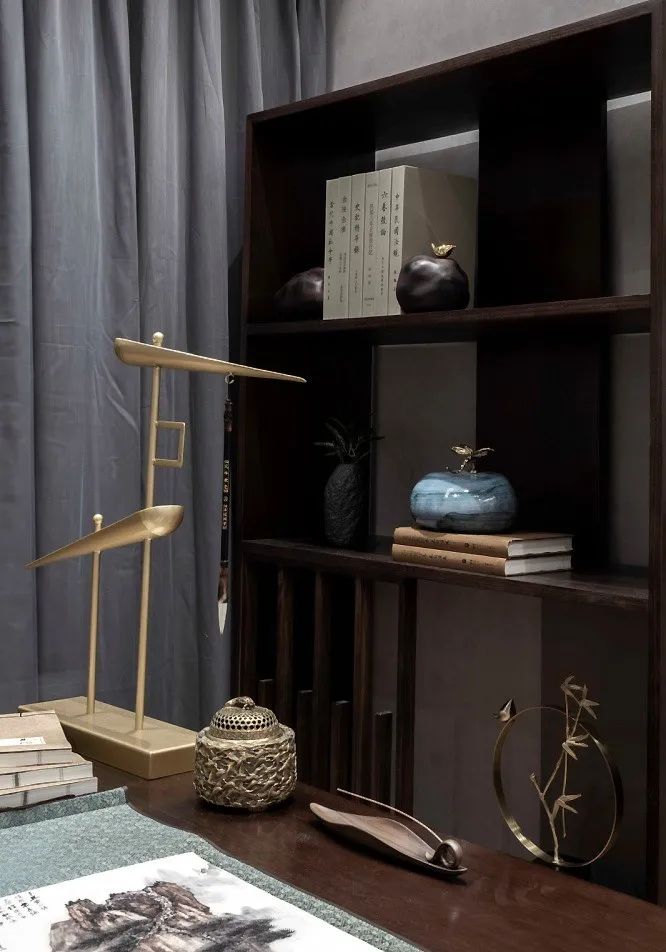 []143㎡风雅新中式风格，打造静谧如诗的闲适生活！