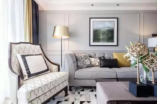 @108平美式三居公寓，色调明亮，设计大气！