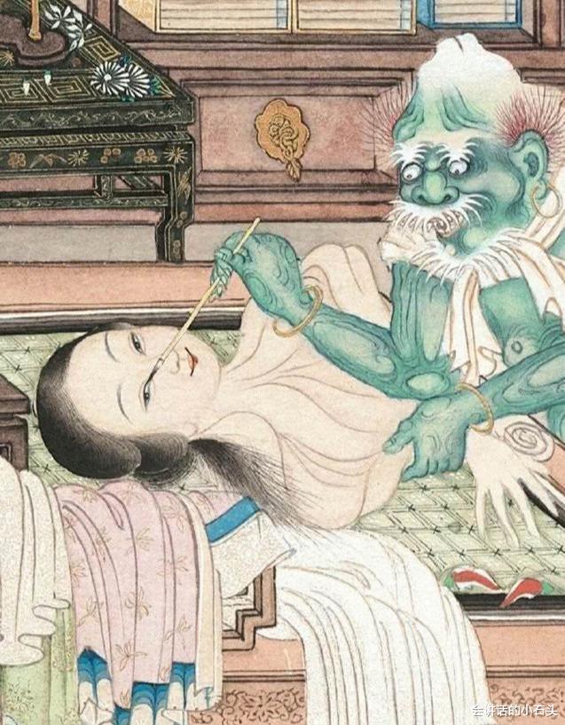 |清朝有幅著名女鬼图，放大10倍后不敢细看？网友：越看越害怕