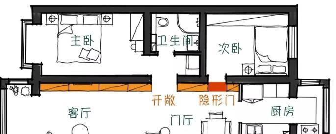 『』89㎡小两居完工，定制柜子超炫酷，小屋住出120㎡的感觉！