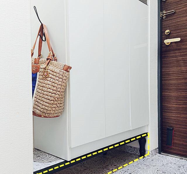 ##谁说打玄关柜要离地15公分？天天趴地上掏鞋子，还不如柜子做到底