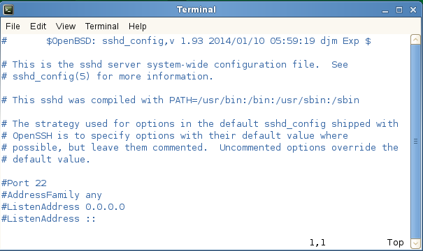 |Linux下修改SSH配置文件的操作介绍
